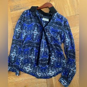 ALC printed button down